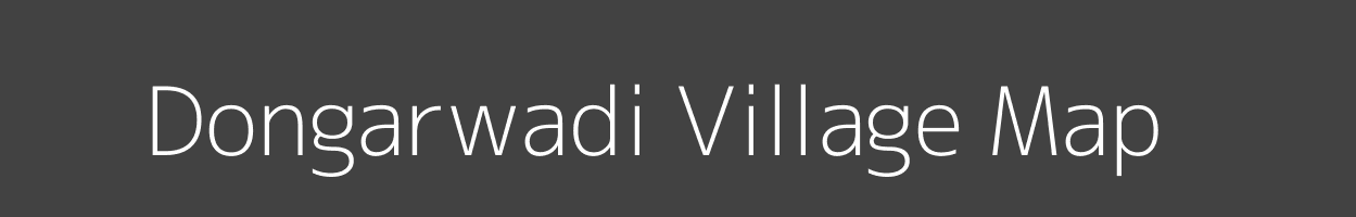 Map of Dongarwadi Village in Maharashtra Image