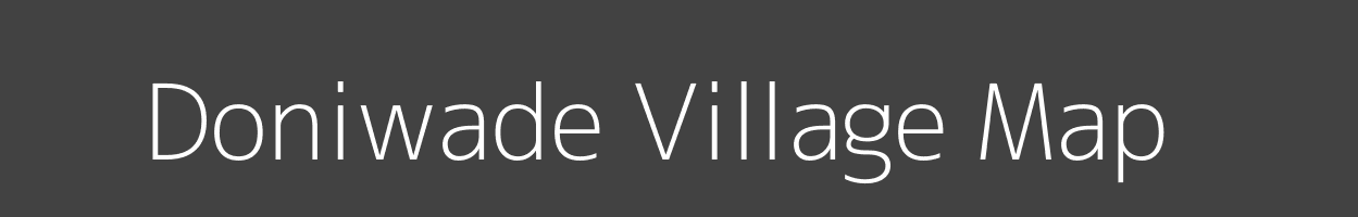 Map of Doniwade Village in Maharashtra Image