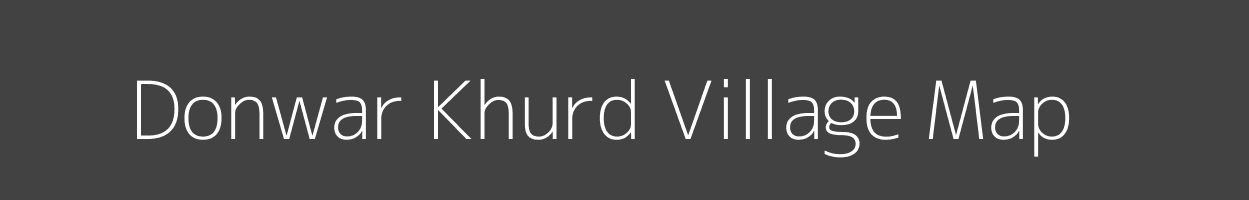 Map of Donwar Khurd Village in Bihar Image