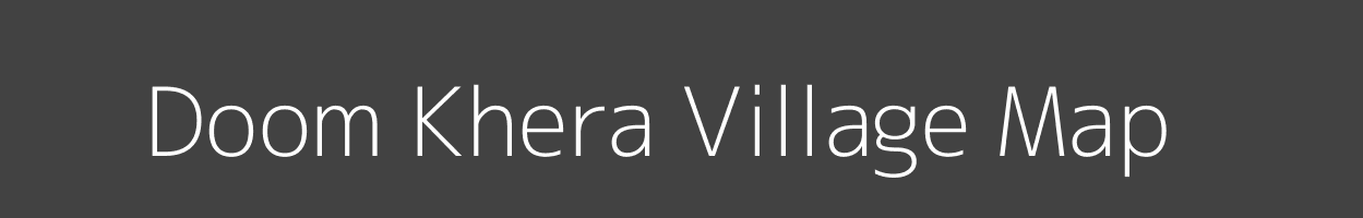 Map of Doom Khera Village in Uttar Pradesh Image