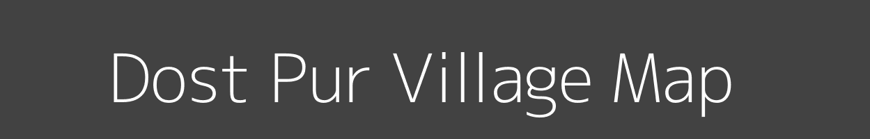 Map of Dost Pur Village in Uttar Pradesh Image