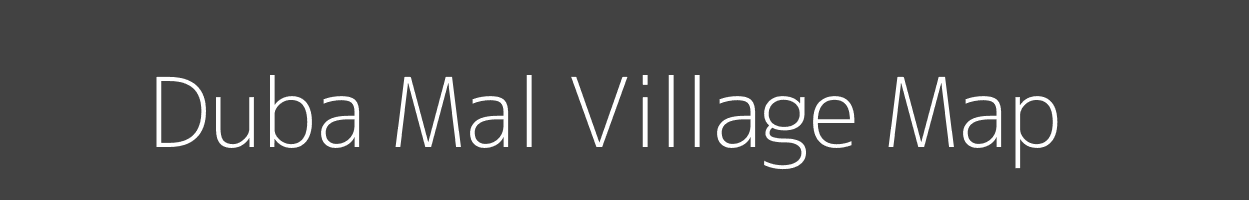 Map of Duba Mal Village in Madhya Pradesh Image