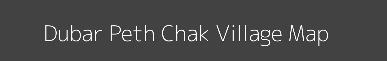 Map of Dubar Peth Chak Village in Maharashtra Image