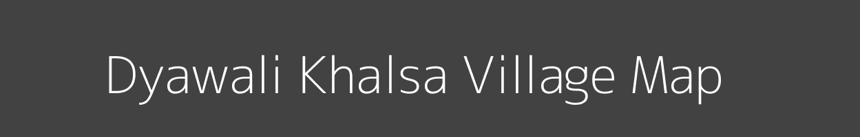 Map of Dyawali Khalsa Village in Uttar Pradesh Image