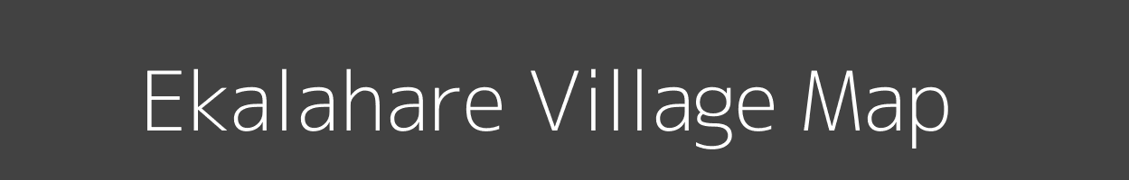 Map of Ekalahare Village in Maharashtra Image
