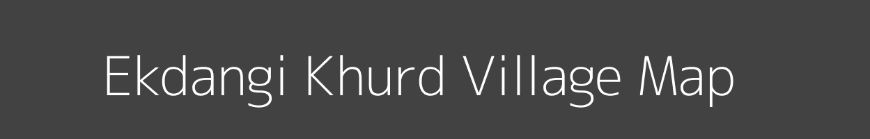 Map of Ekdangi Khurd Village in Uttar Pradesh Image