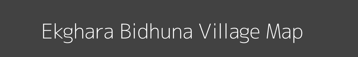 Map of Ekghara Bidhuna Village in Uttar Pradesh Image