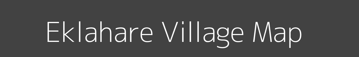Map of Eklahare Village in Maharashtra Image