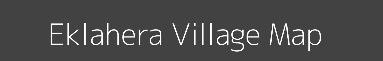 Map of Eklahera Village in Maharashtra Image