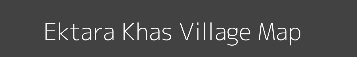 Map of Ektara Khas Village in Jharkhand Image