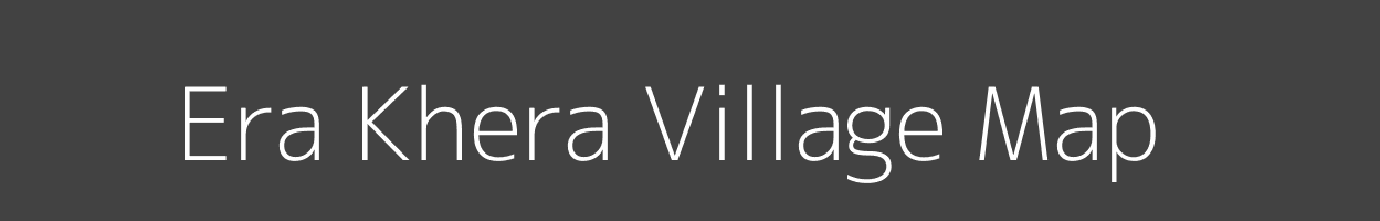 Map of Era Khera Village in Rajasthan Image