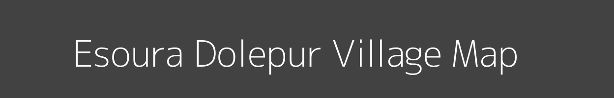 Map of Esoura Dolepur Village in Uttar Pradesh Image