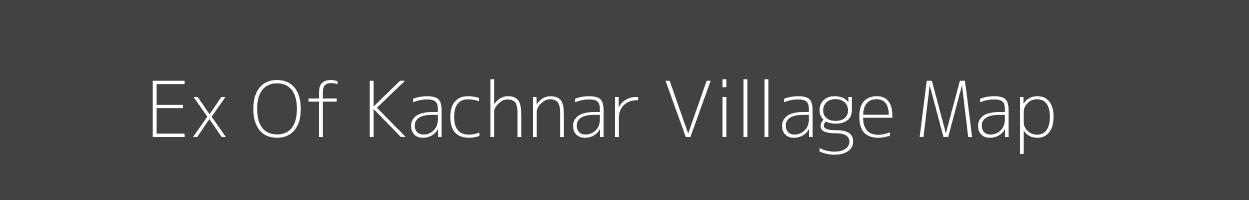 Map of Ex Of Kachnar Village in Uttar Pradesh Image