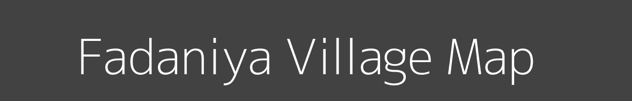 Map of Fadaniya Village in Rajasthan Image