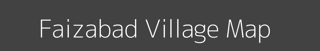 Map of Faizabad Village in Uttar Pradesh Image