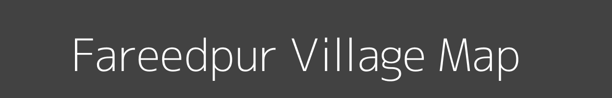 Map of Fareedpur Village in Uttar Pradesh Image