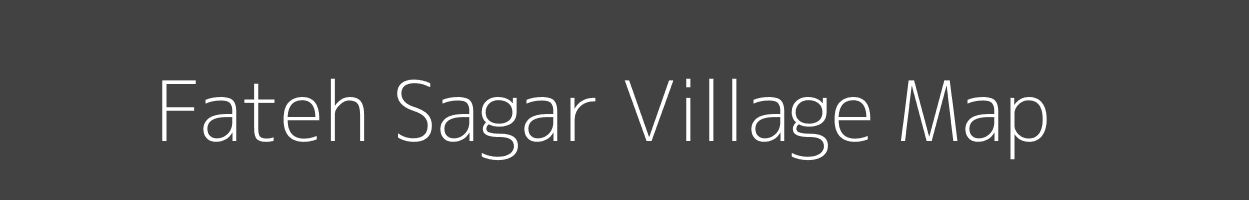 Map of Fateh Sagar Village in Rajasthan Image