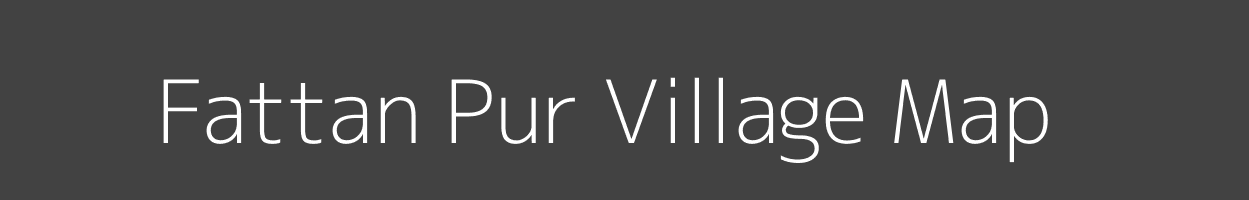 Map of Fattan Pur Village in Uttar Pradesh Image