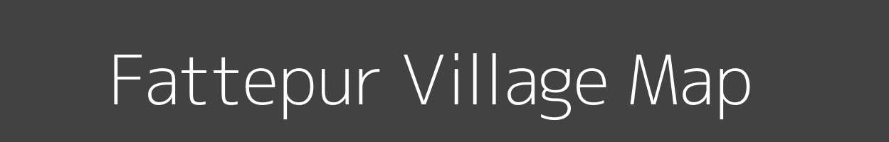 Map of Fattepur Village in Uttar Pradesh Image