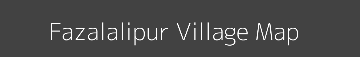 Map of Fazalalipur Village in Uttar Pradesh Image