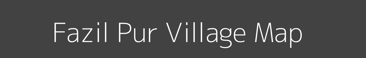 Map of Fazil Pur Village in Uttar Pradesh Image