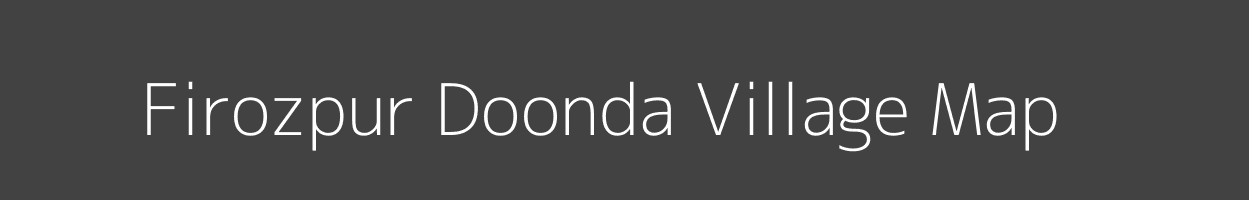 Map of Firozpur Doonda Village in Uttar Pradesh Image