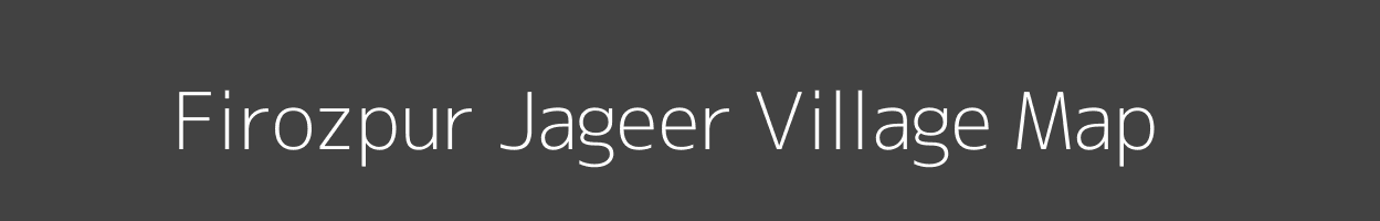 Map of Firozpur Jageer Village in Rajasthan Image