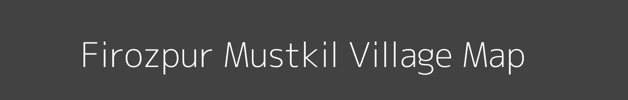 Map of Firozpur Mustkil Village in Uttar Pradesh Image