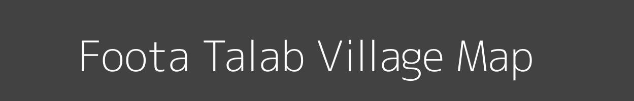 Map of Foota Talab Village in Madhya Pradesh Image