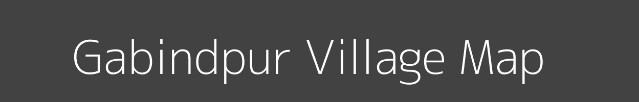 Map of Gabindpur Village in Bihar Image