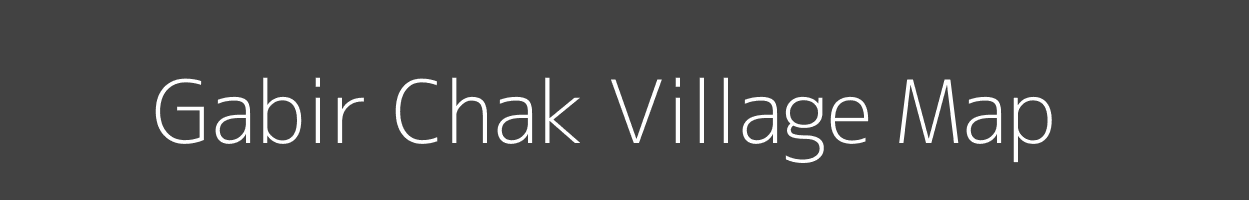 Map of Gabir Chak Village in Bihar Image