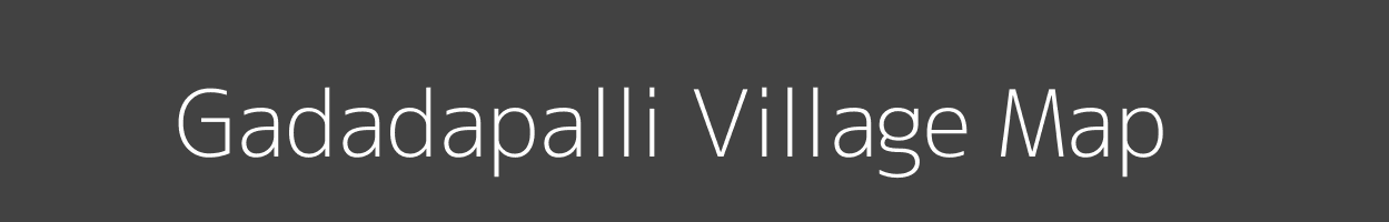 Map of Gadadapalli Village in Maharashtra Image