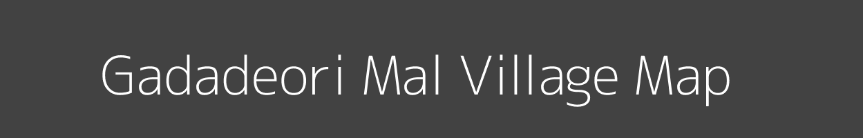 Map of Gadadeori Mal Village in Madhya Pradesh Image