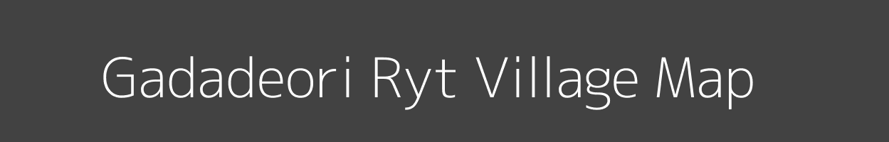 Map of Gadadeori Ryt Village in Madhya Pradesh Image