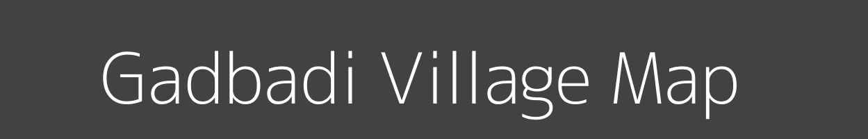 Map of Gadbadi Village in Madhya Pradesh Image