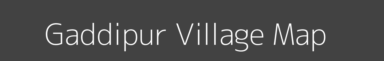 Map of Gaddipur Village in Uttar Pradesh Image