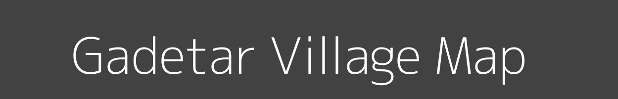 Map of Gadetar Village in Jammu and Kashmir Image