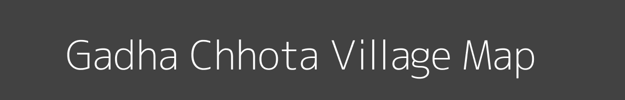 Map of Gadha Chhota Village in Madhya Pradesh Image