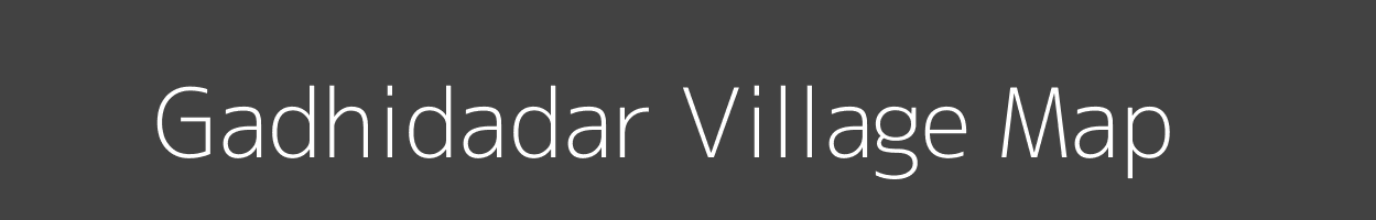 Map of Gadhidadar Village in Madhya Pradesh Image