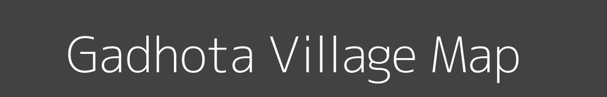 Map of Gadhota Village in Madhya Pradesh Image