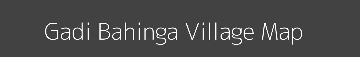 Map of Gadi Bahinga Village in Jharkhand Image