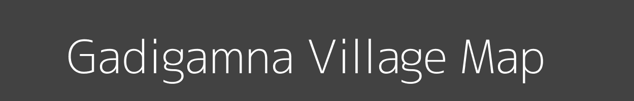 Map of Gadigamna Village in Madhya Pradesh Image