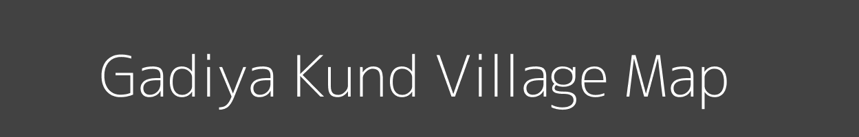 Map of Gadiya Kund Village in Rajasthan Image