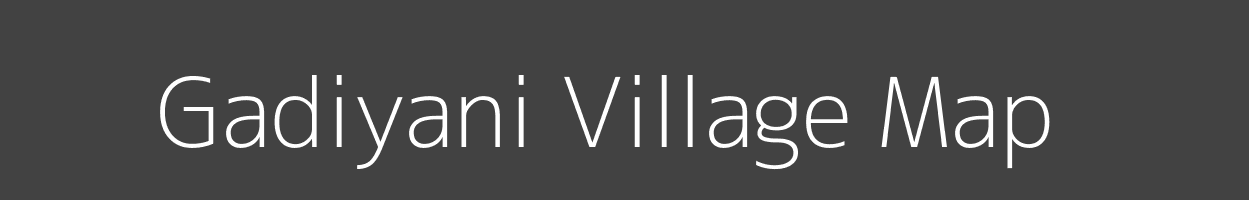 Map of Gadiyani Village in Uttar Pradesh Image