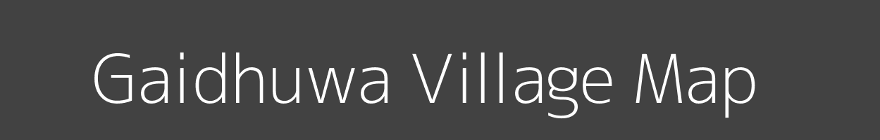 Map of Gaidhuwa Village in Madhya Pradesh Image