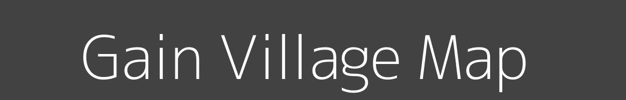 Map of Gain Village in Uttar Pradesh Image