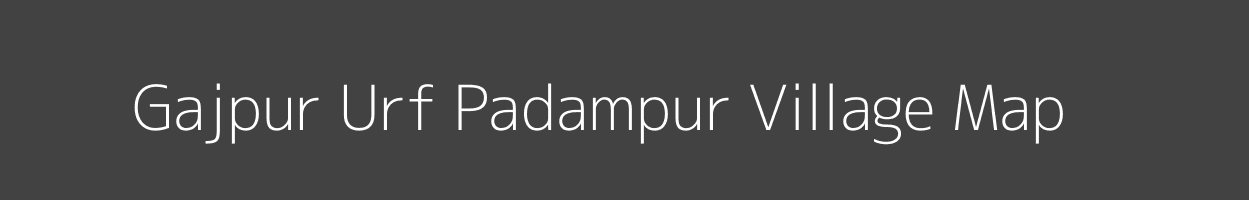 Map of Gajpur Urf Padampur Village in Uttarakhand Image