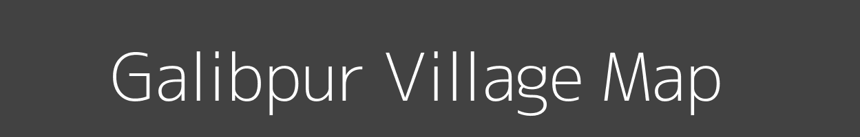 Map of Galibpur Village in Uttar Pradesh Image