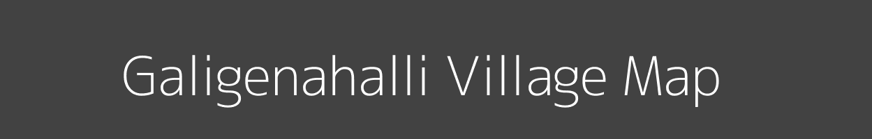 Map of Galigenahalli Village in Karnataka Image