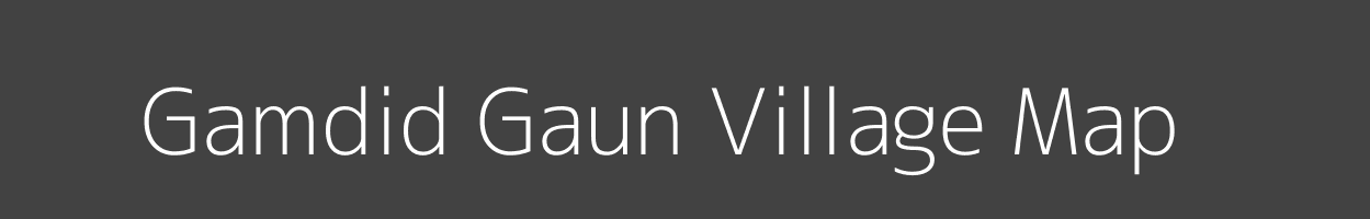 Map of Gamdid Gaun Village in Uttarakhand Image